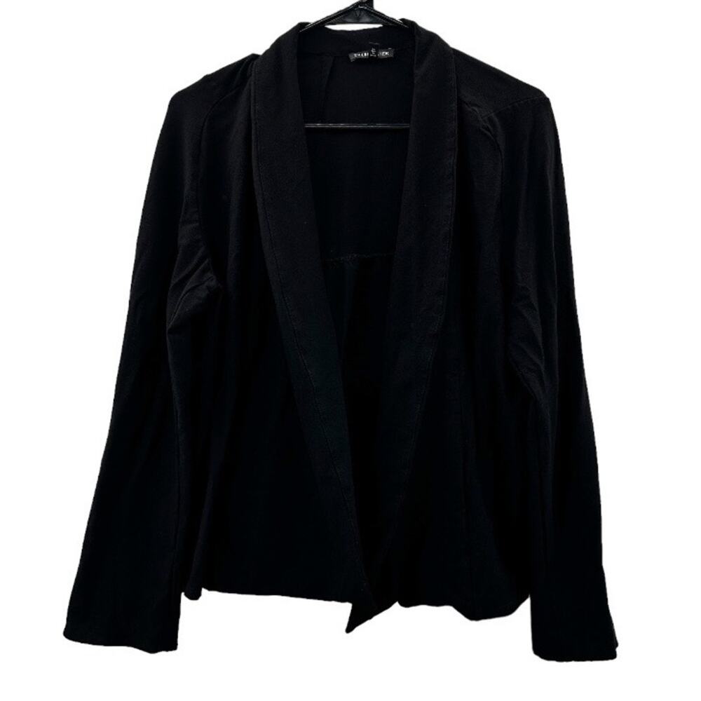 Eileen Fisher Black‎ Long Sleeve Open Blazer Jacket Size L